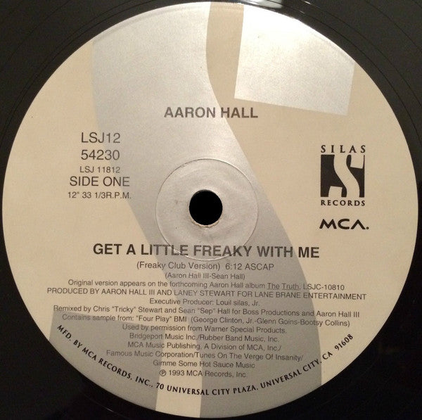 Aaron Hall – Get A Little Freaky With Me (MINT, SELLADO) BOXE1