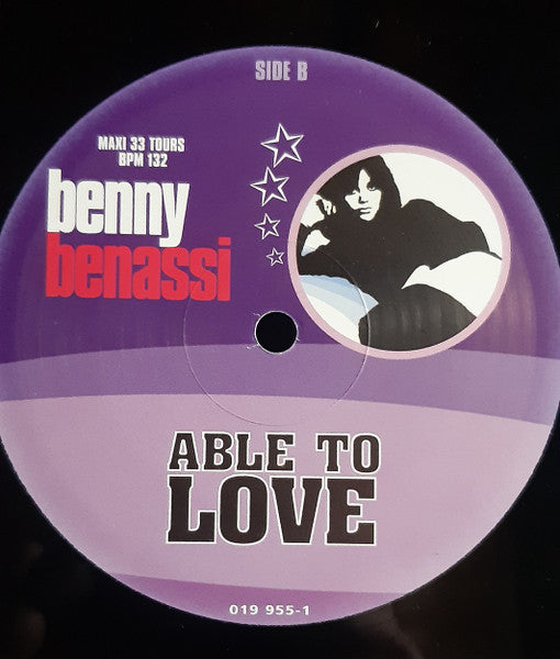 Benny Benassi – Able To Love (VG+) BOX17