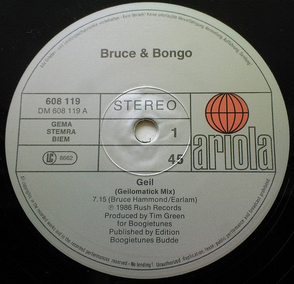 Bruce & Bongo – Geil (NM) BOX 19