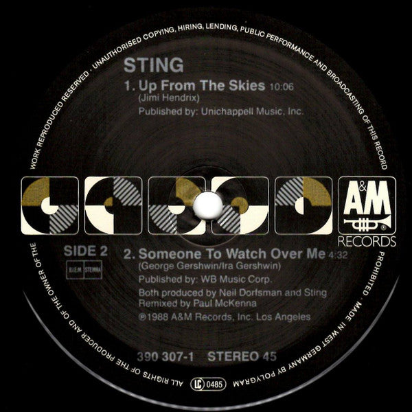 Sting – Fragile (EX, FUNDA VG+ CON PRECIO EN STICKER) BOX21