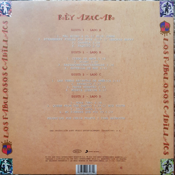 Los Fabulosos Cadillacs – Réy Azucar / DISCO DOBLE (NUEVO, SELLADO) BOXV2
