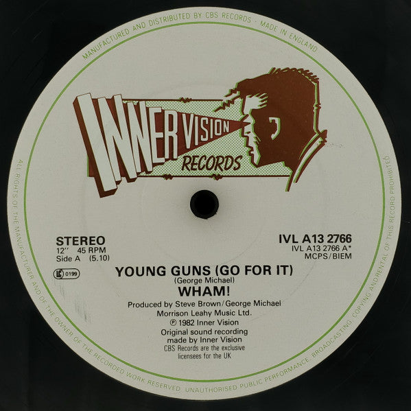 Wham! – Young Guns (Go For It) (NM, FUNDA GENÉRICA VG+) BOX16