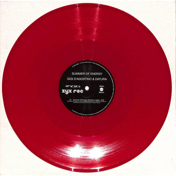 Gigi D'Agostino & Datura – Summer Of Energy (NUEVO NO SELLADO) BOX8
