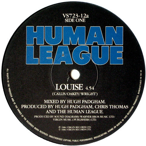 Human League* – Louise (NM, FUNDA EX) BOX18