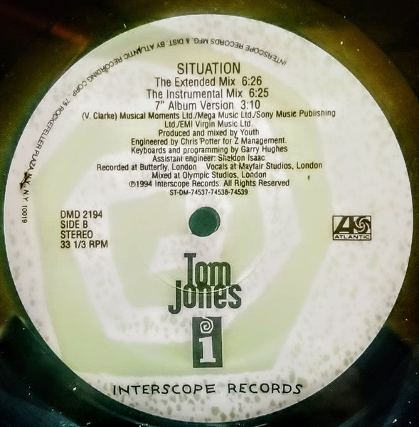 Tom Jones – Situation (NM, FUNDA GENÉRICA NEGRA) BOX9