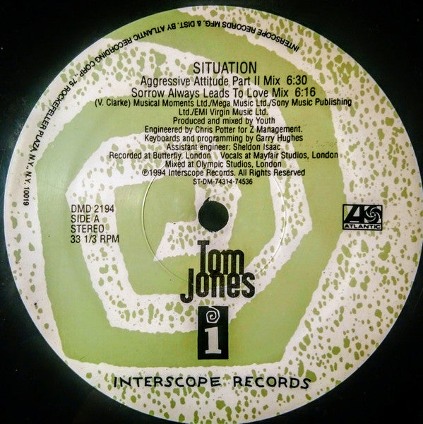 Tom Jones – Situation (VG+, FUNDA GENÉRICA) BOX19