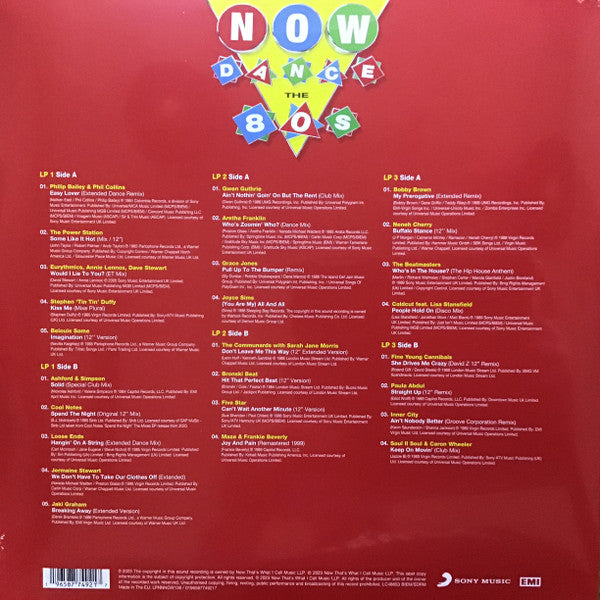 Various – Now Dance The 80s / DISCO TRIPLE (NUEVO, SELLADO) BOXV28