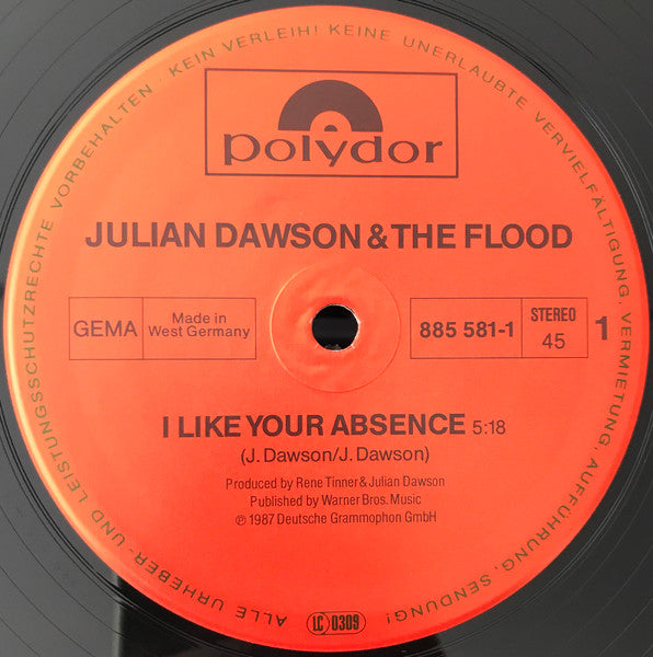 Julian Dawson & The Flood – I Like Your Absence (NM, FUNDA VG+) BOX5