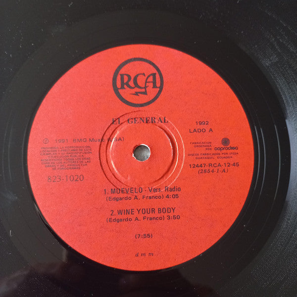El General – Muévelo (MINT, PROMO, FUNDA GENÉRICA NEGRA) BOX17