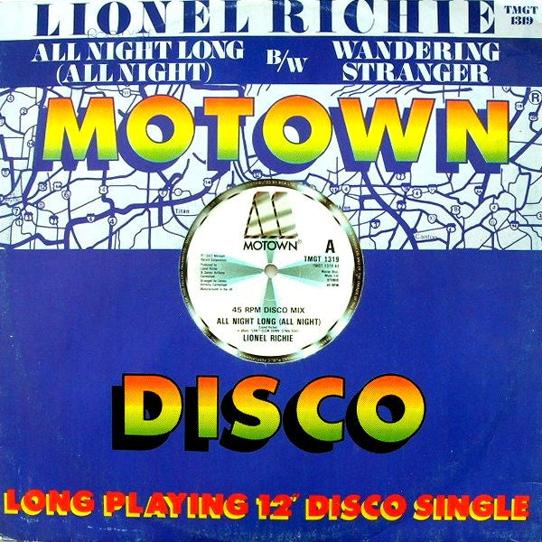 Lionel Richie – All Night Long (All Night) / Wandering Stranger (NM) BOX33