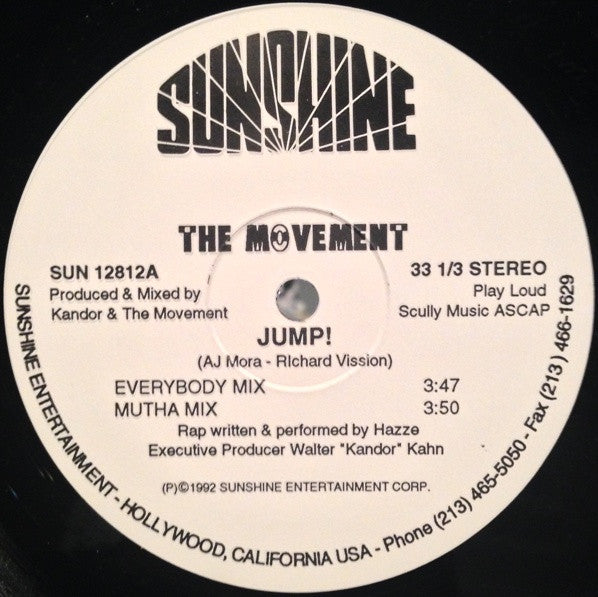 The Movement– Jump! (NM, FUNDA GENÉRICA) BOX34
