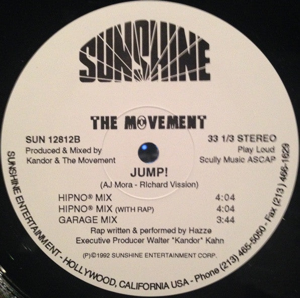 The Movement– Jump! (NM, FUNDA GENÉRICA) BOX34