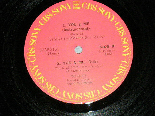 The Flirts – You & Me (NM) Edición japonesa BOX13