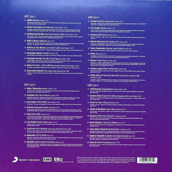 Various – Now That's What I Call Eurovision Song Contest / DISCO DOBLE (NUEVO, SELLADO) BOXV29