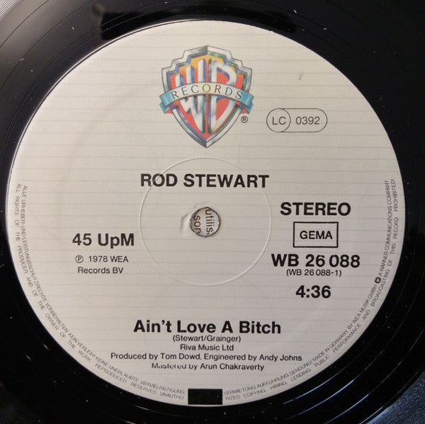 Rod Stewart – Ain't Love A Bitch (NM) BOX33