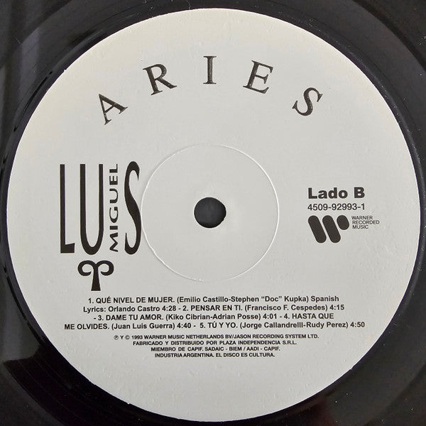 Luis Miguel – Aries (NUEVO, SELLADO) BOXV26