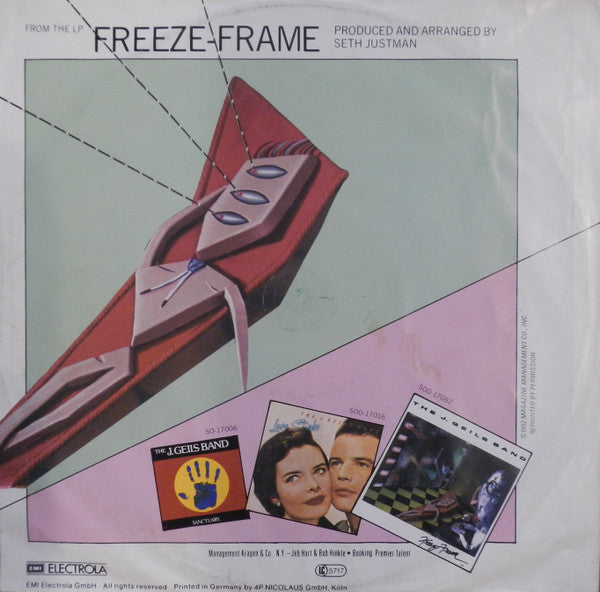 The J. Geils Band – Freeze-Frame / Flamethrower (NM, FUNDA VG+) BOX31