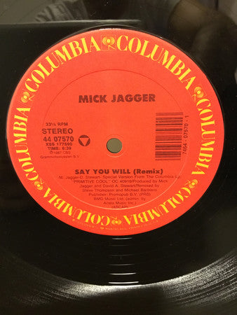 Mick Jagger – Say You Will (NM, FUNDA VG+) BOX6