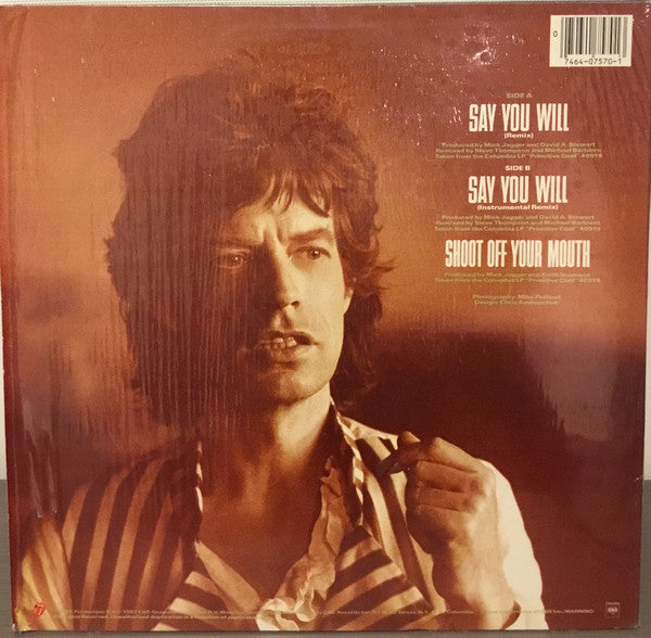 Mick Jagger – Say You Will (NM, FUNDA VG+) BOX6