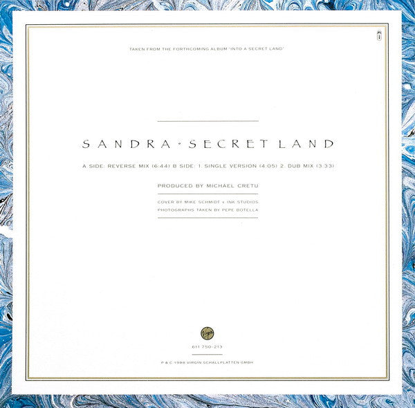 Sandra – Secret Land (Extended Version) (NM) BOX9
