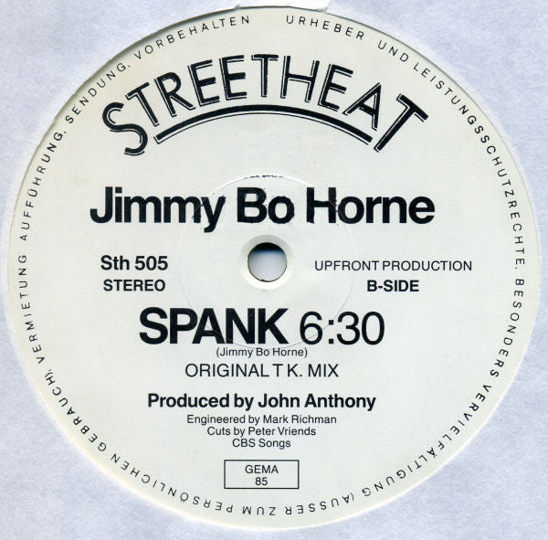 Jimmy Bo Horn – Spank (NM) BOX9