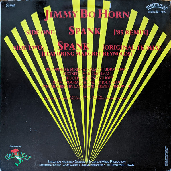 Jimmy Bo Horn – Spank (NM) BOX9