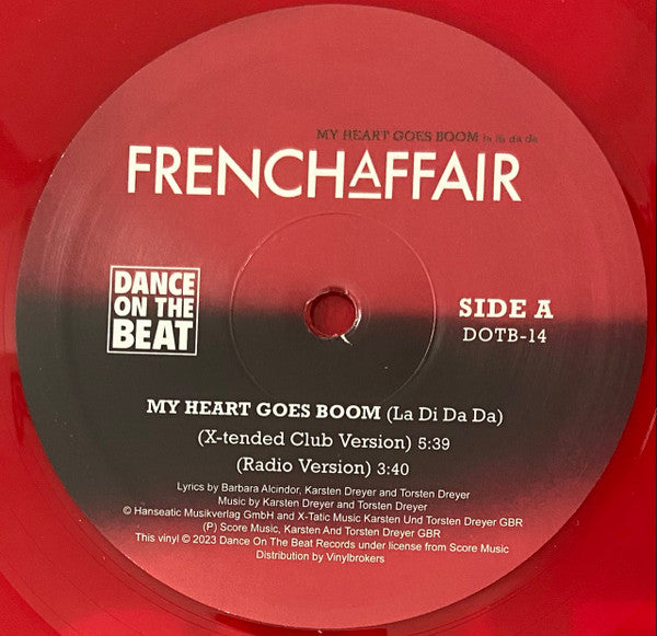 French Affair – My Heart Goes Boom (La Di Da Da) (NM,MINT, NUEVO NO SELLADO) BOX11