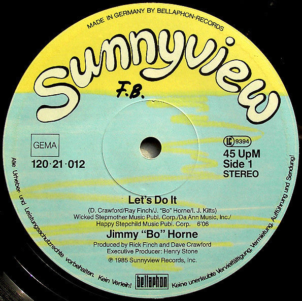 Jimmy "Bo" Horne – Let's Do It (NM, Funda VG+) BOX30