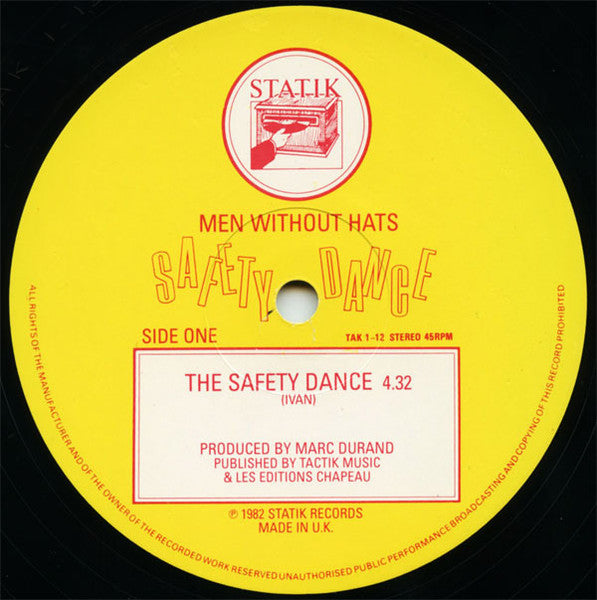 Men Without Hats – The Safety Dance (Extended 'Club Mix') (NM, FUNDA VG+) BOX4