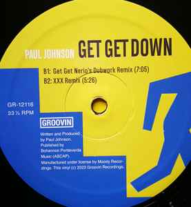 Paul Johnson ‎– Get Get Down (MINT, NUEVO NO SELLADO) BOX15