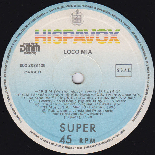 Loco Mia – RSM (Rumba Samba Mambo) (EX) BOX 16
