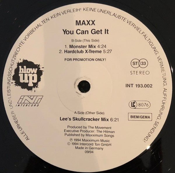 Maxx – You Can Get It (VG+) BOX32