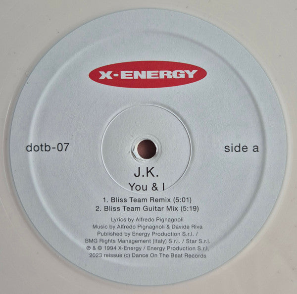 J.K. – You & I (MINT, NUEVO NO SELLADO, DISCO BLANCO) BOX10