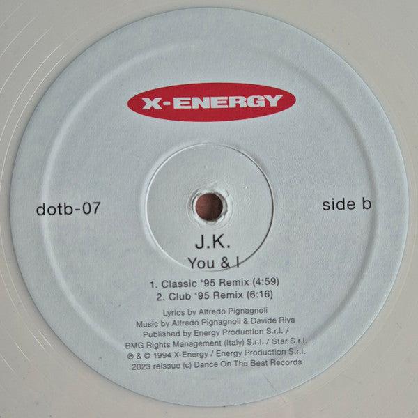 J.K. – You & I (MINT, NUEVO NO SELLADO, DISCO BLANCO) BOX10