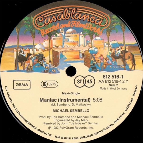 Michael Sembello – Maniac (NM, FUNDA VG+) Box21
