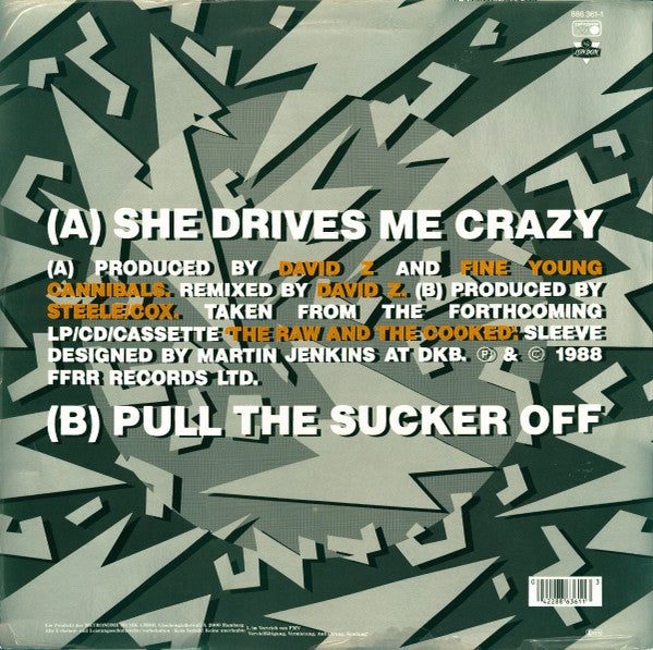 Fine Young Cannibals – She Drives Me Crazy (NM, FUNDA EX) BOX9