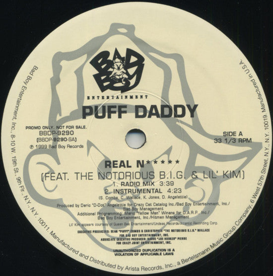 Puff Daddy – Real Niggas / Do You Like It.. Do You Want It... (NM) BOX6