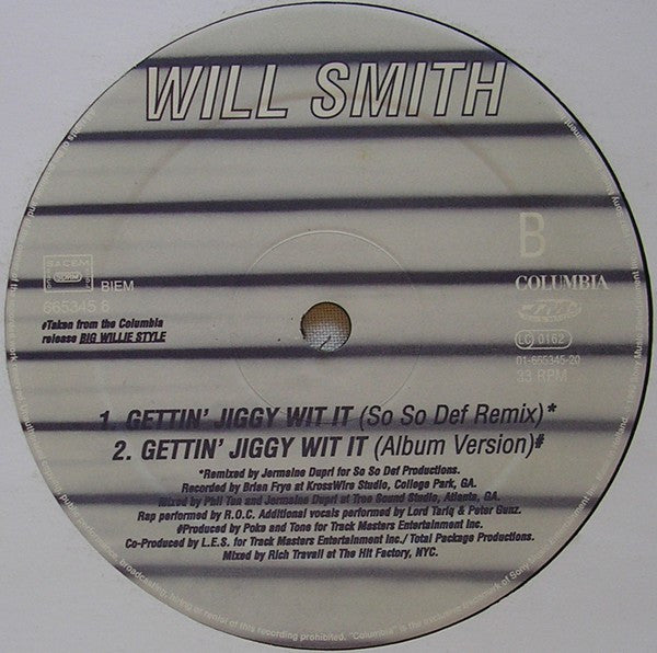 Will Smith – Gettin' Jiggy Wit It (NM) BOX16