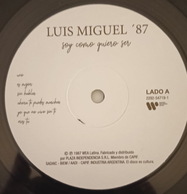 Luis Miguel ‎– Soy Como Quiero Ser  (NUEVO, SELLADO) BOXV2