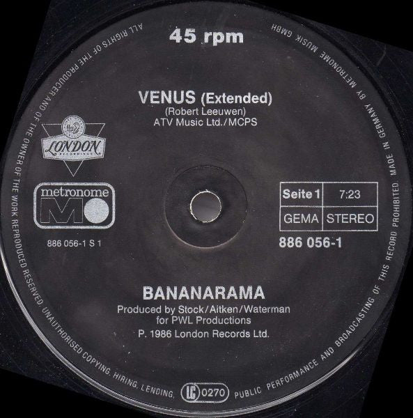 Bananarama – Venus (EX) BOX14