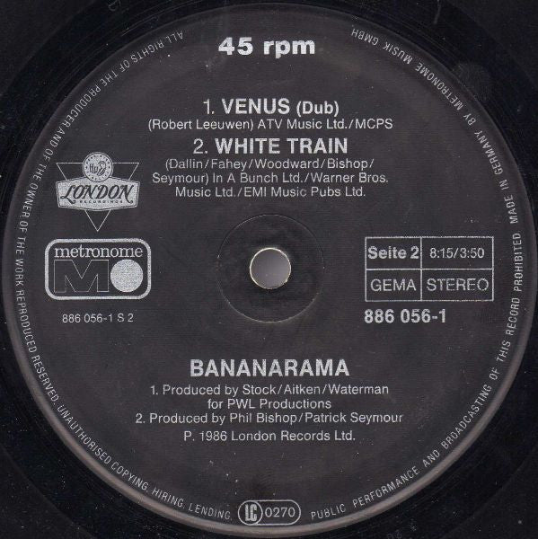 Bananarama – Venus (EX) BOX14