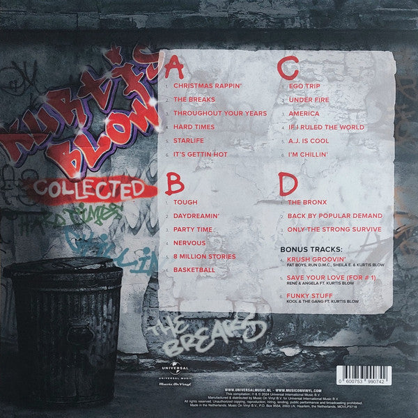 Kurtis Blow – Kurtis Blow Collected / DISCO DOBLE (NUEVO, SELLADO) BOXV12