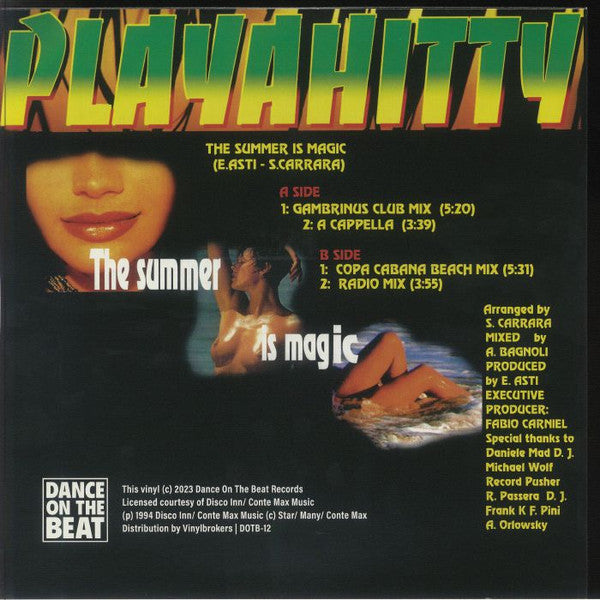 Playahitty – The Summer Is Magic (MINT/NUEVO NO SELLADO) [Disco Rojo] Box2