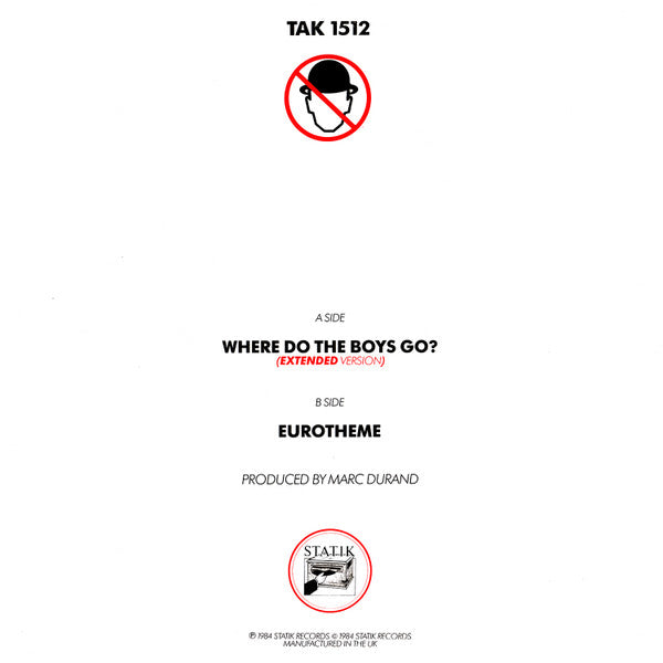 Men Without Hats – Where Do The Boys Go? (Extended Version) (NM, Funda VG+) BOXE1