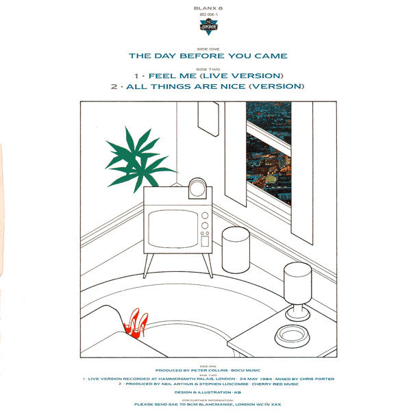 Blancmange – The Day Before You Came (VG+) BOXE3