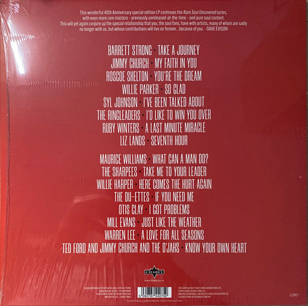 Various – Rare Soul Uncovered 40th Anniversary (NUEVO, SELLADO) BOXV30