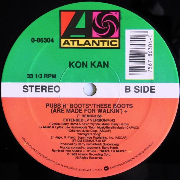 Kon Kan – Puss N’ Boots / These Boots Are Made For Walkin’ (NM, FUNDA EX) BOX22