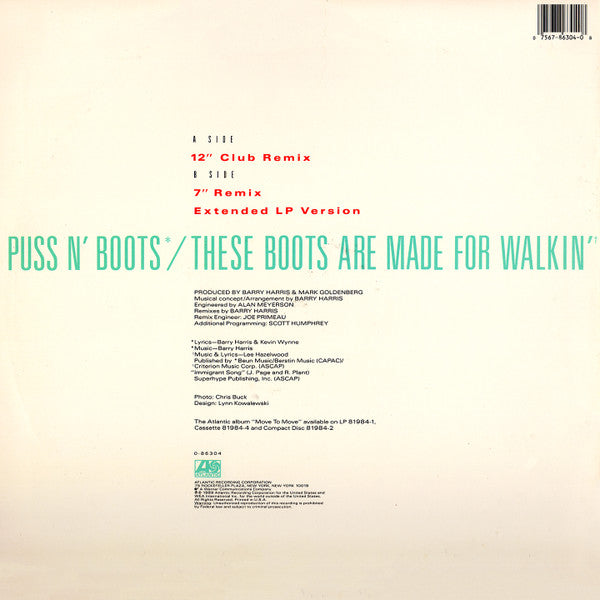 Kon Kan – Puss N’ Boots / These Boots Are Made For Walkin’ (NM, FUNDA EX) BOX22