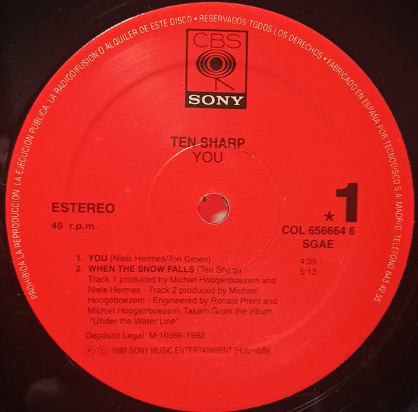 Ten Sharp – You (EX) BOX5