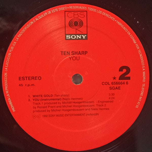 Ten Sharp – You (EX) BOX5
